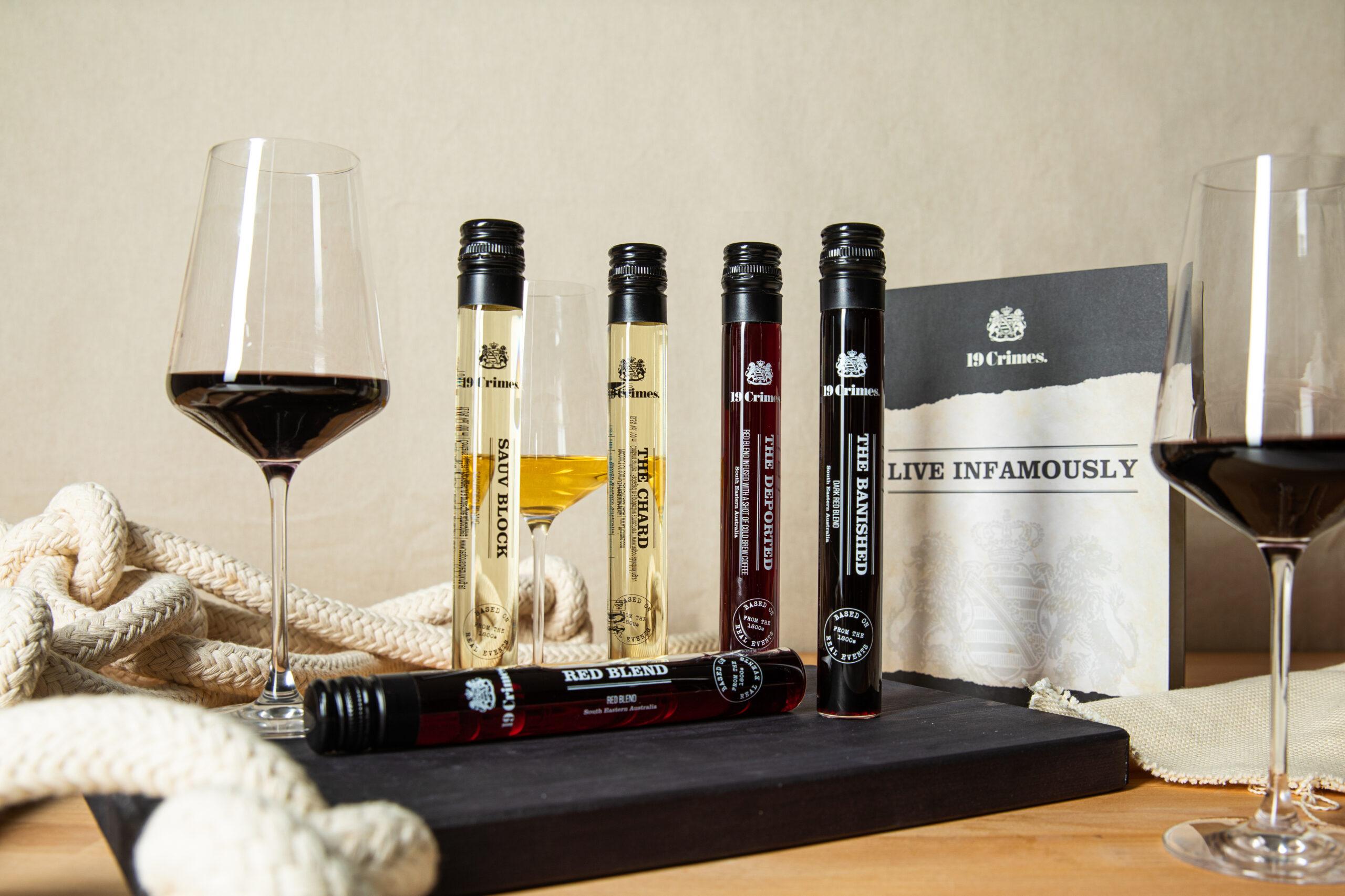19 CRIMES Wine In TUBES