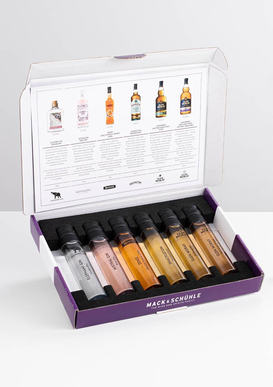 Gin Tasting Collection 12 Tubes in gift box